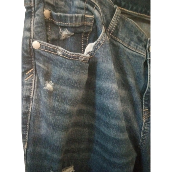 Torrid Blue Boyfriend Jeans - Picture 3 of 10